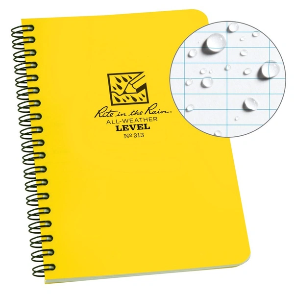 libreta impermeable topogrÁfica rite in the rain mod. 313 level
